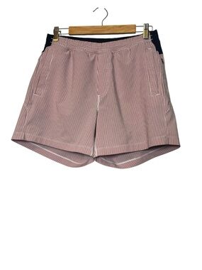 Birddogs Shorts Mens L American Flag Drawstring Red White Blue Lined Summer USA